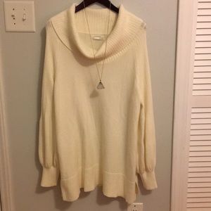 Anthropologie Cowl-Neck Tunic Sweater
